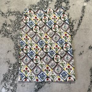 Boden Skirt Womens Size 12 Multicolor Pencil Blossom Floral Print Knee Length
